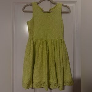 Charming Bright Yellow Kids Dress